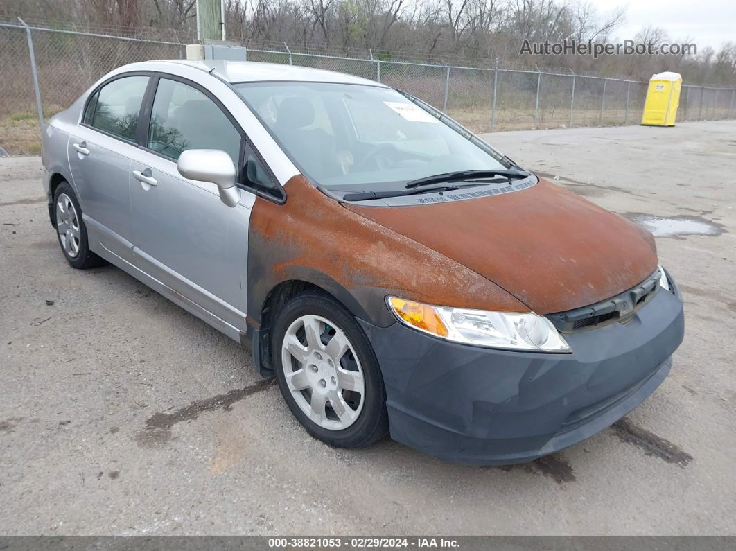 2008 Honda Civic Lx Silver vin: 1HGFA16538L080941