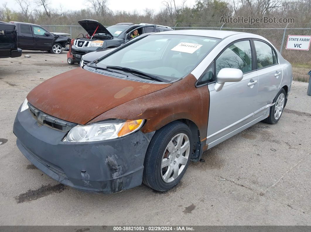 2008 Honda Civic Lx Silver vin: 1HGFA16538L080941