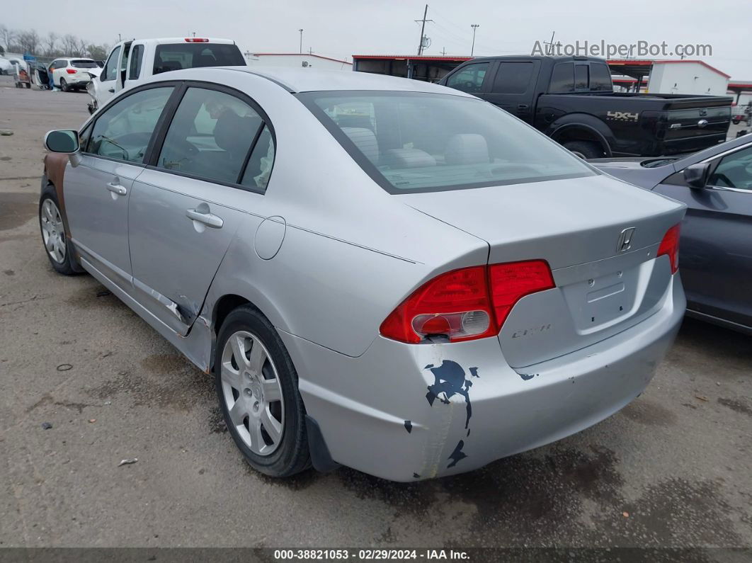 2008 Honda Civic Lx Silver vin: 1HGFA16538L080941