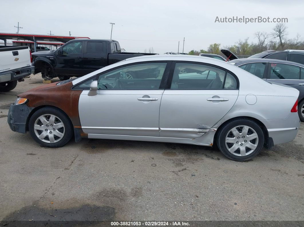 2008 Honda Civic Lx Silver vin: 1HGFA16538L080941