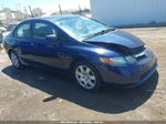 2008 Honda Civic Lx Dark Blue vin: 1HGFA16538L084326