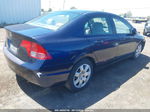 2008 Honda Civic Lx Dark Blue vin: 1HGFA16538L084326