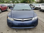 2008 Honda Civic Lx Синий vin: 1HGFA16538L091857