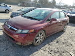 2006 Honda Civic Lx Бордовый vin: 1HGFA16546L078273