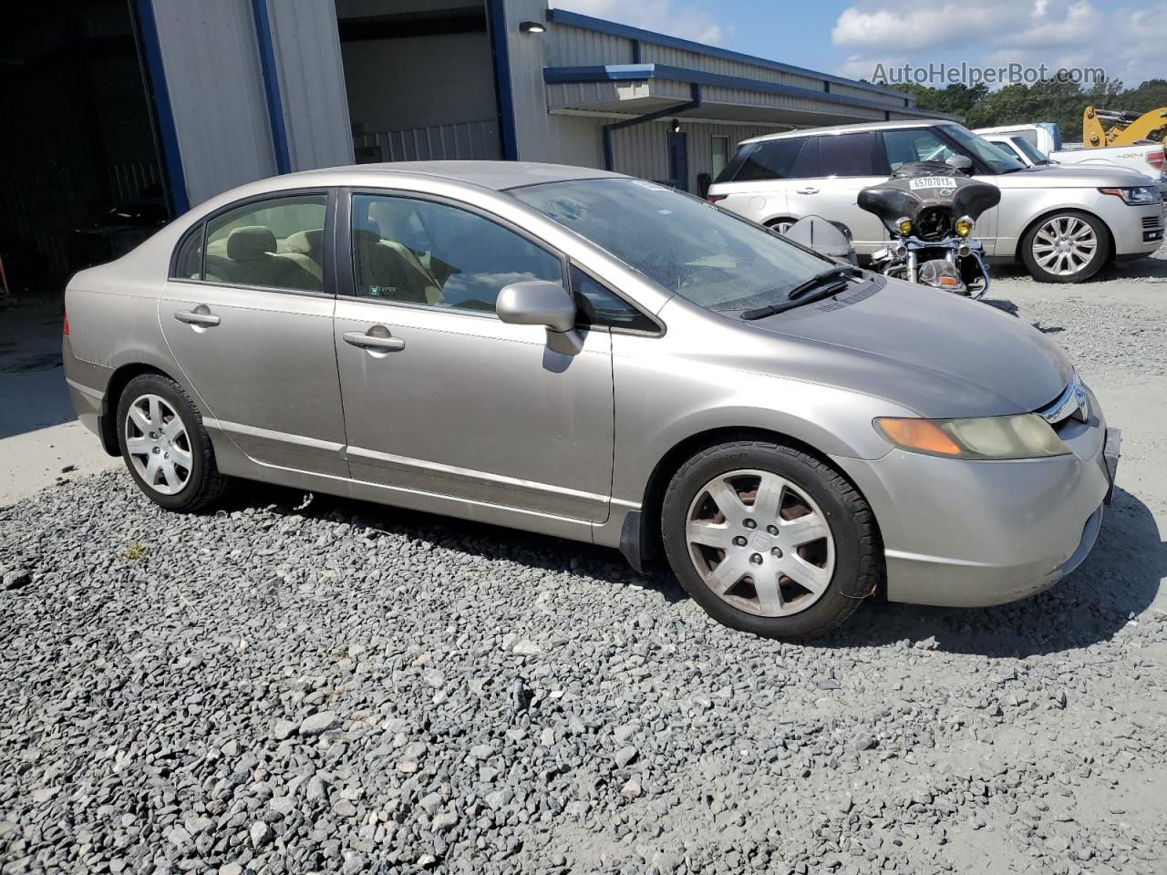 2006 Honda Civic Lx Beige vin: 1HGFA16546L129495