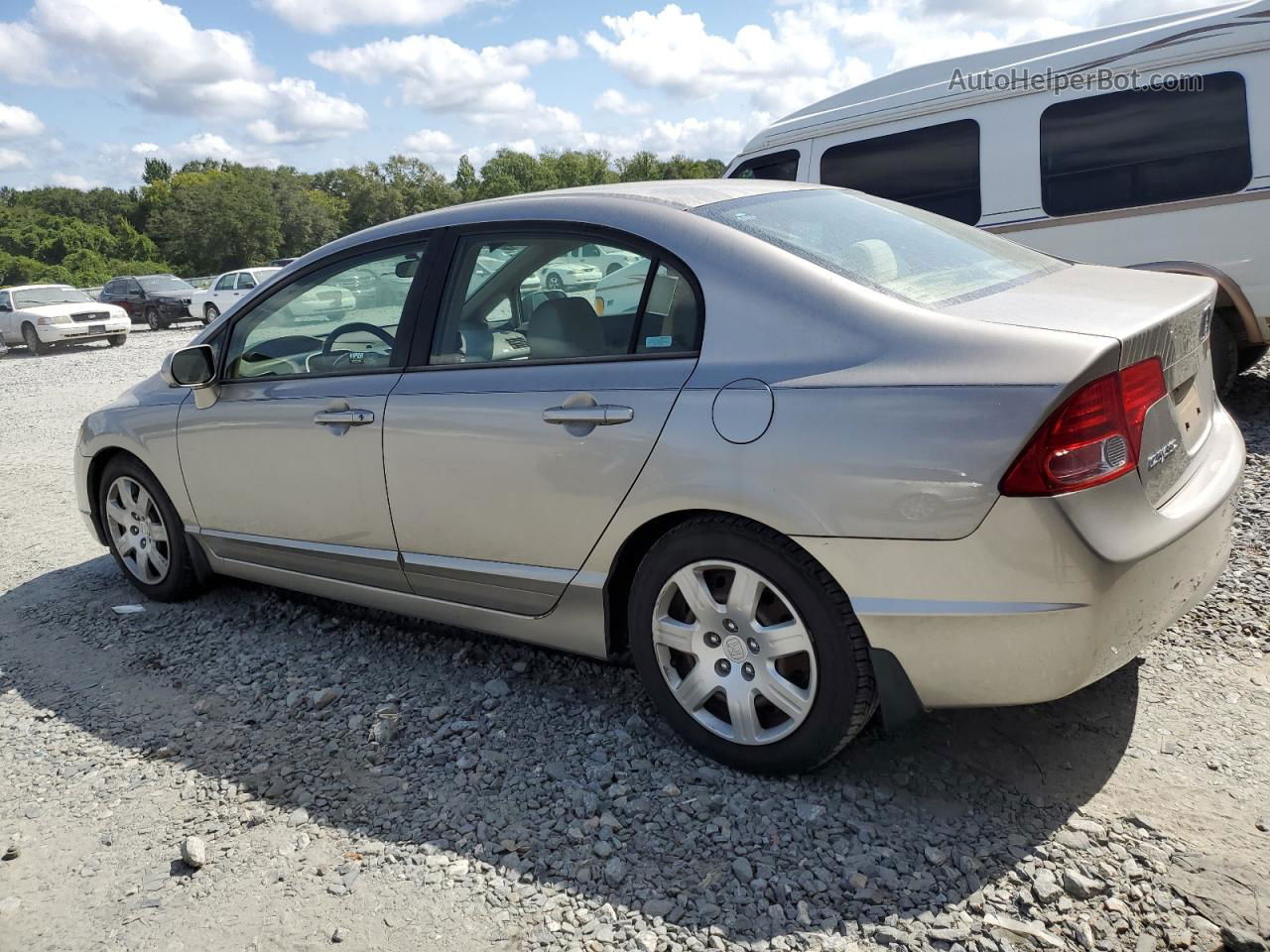 2006 Honda Civic Lx Beige vin: 1HGFA16546L129495