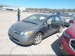 2008 Honda Civic Lx Gray vin: 1HGFA16548L003205