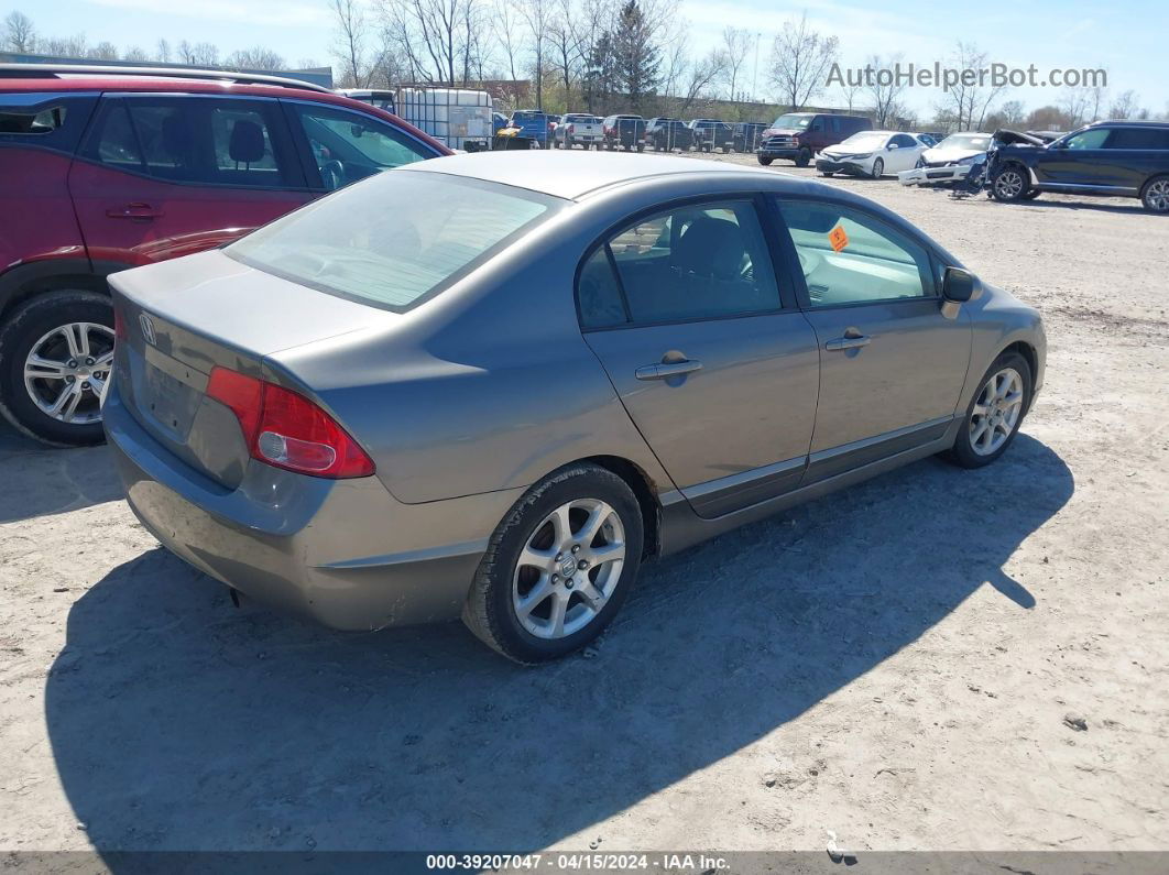 2008 Honda Civic Lx Gray vin: 1HGFA16548L003205