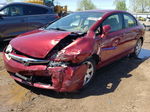 2008 Honda Civic Lx Red vin: 1HGFA16548L051576