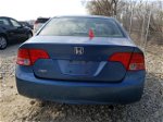 2008 Honda Civic Lx Синий vin: 1HGFA16548L058642