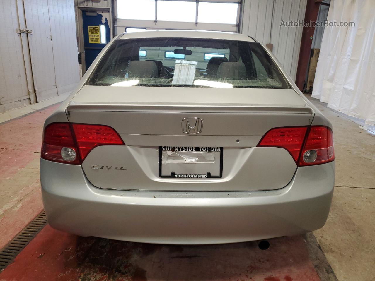 2008 Honda Civic Lx Silver vin: 1HGFA16548L066739