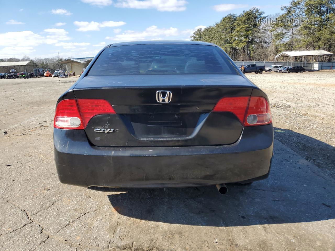 2008 Honda Civic Lx Black vin: 1HGFA16548L075571