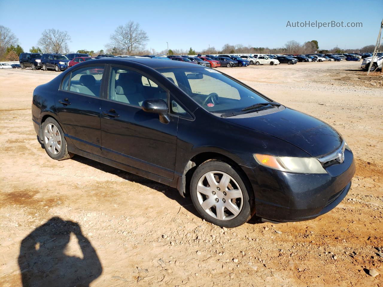 2008 Honda Civic Lx Charcoal vin: 1HGFA16548L077160