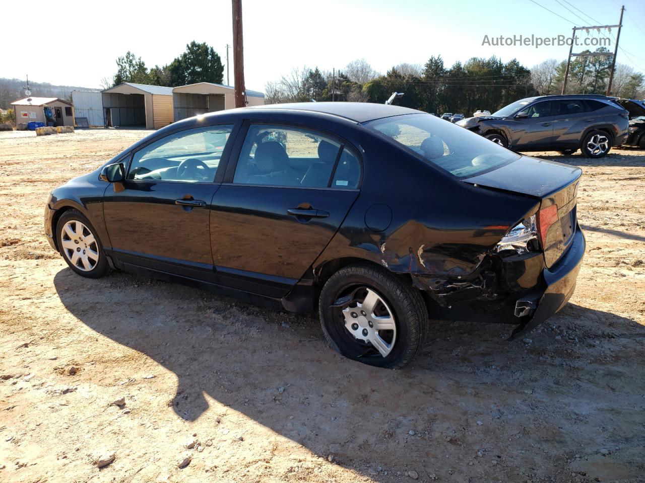 2008 Honda Civic Lx Charcoal vin: 1HGFA16548L077160