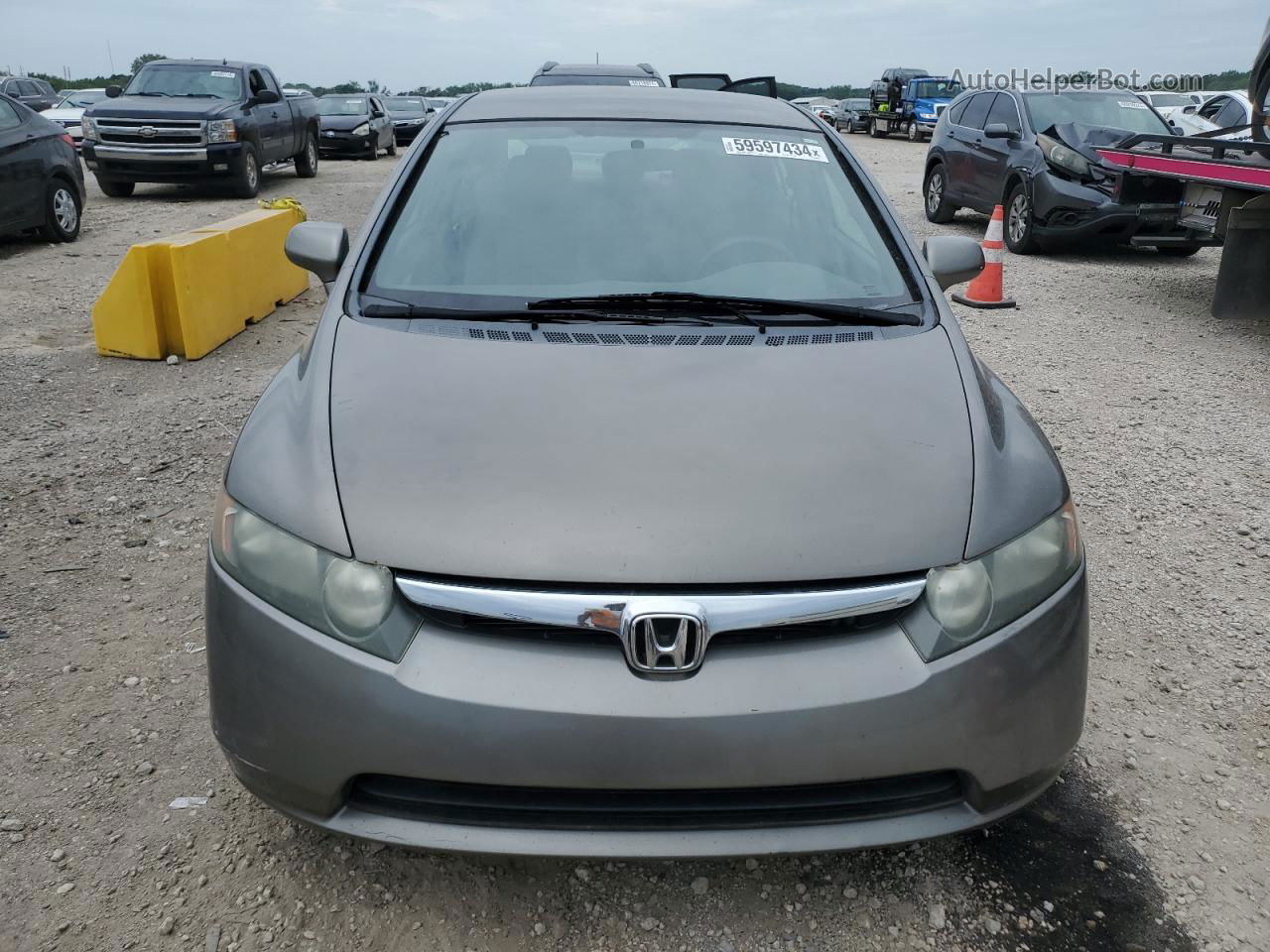 2008 Honda Civic Lx Silver vin: 1HGFA16548L090099