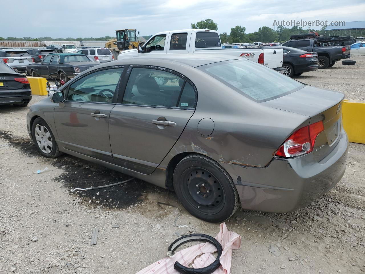 2008 Honda Civic Lx Silver vin: 1HGFA16548L090099