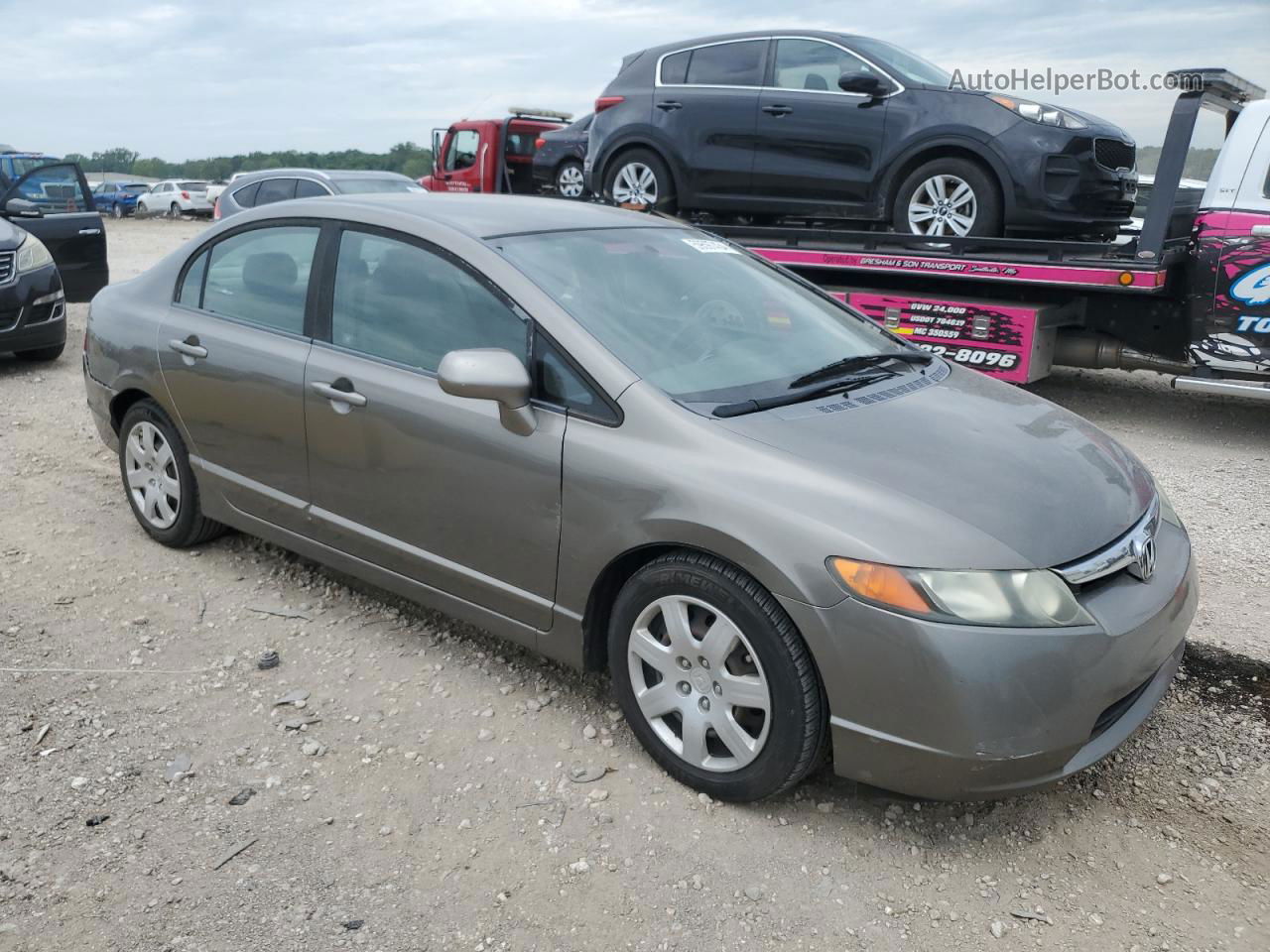 2008 Honda Civic Lx Silver vin: 1HGFA16548L090099