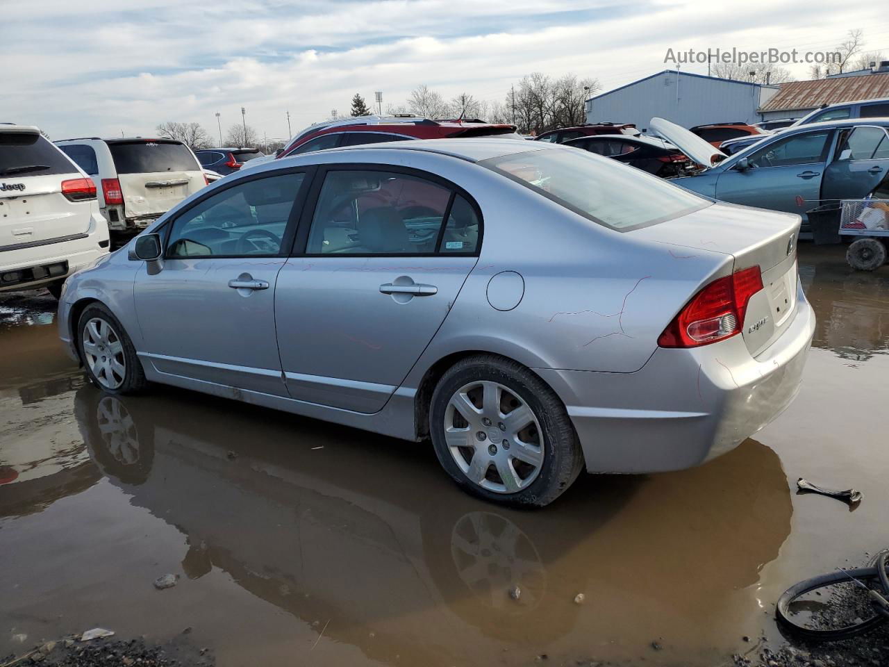 2006 Honda Civic Lx Silver vin: 1HGFA16556L018311