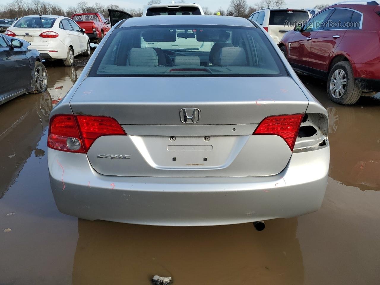 2006 Honda Civic Lx Silver vin: 1HGFA16556L018311