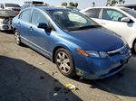 2008 Honda Civic Lx Blue vin: 1HGFA16558L004587