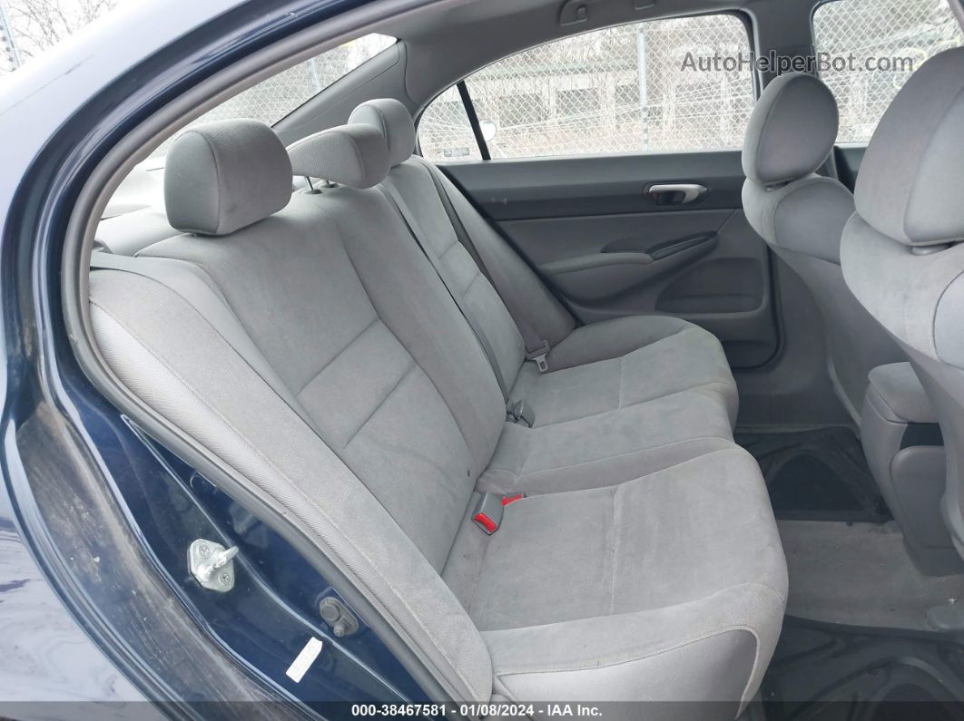 2008 Honda Civic Lx Синий vin: 1HGFA16558L007120