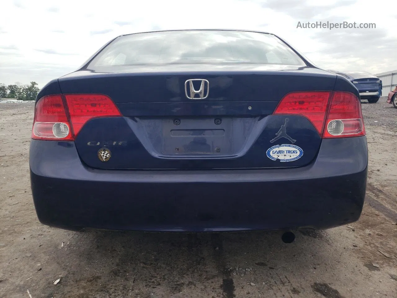 2008 Honda Civic Lx Blue vin: 1HGFA16558L015895