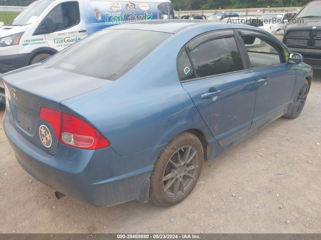 2008 Honda Civic Lx Blue vin: 1HGFA16558L041896