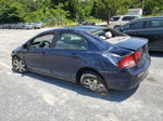 2008 Honda Civic Lx Синий vin: 1HGFA16558L043230