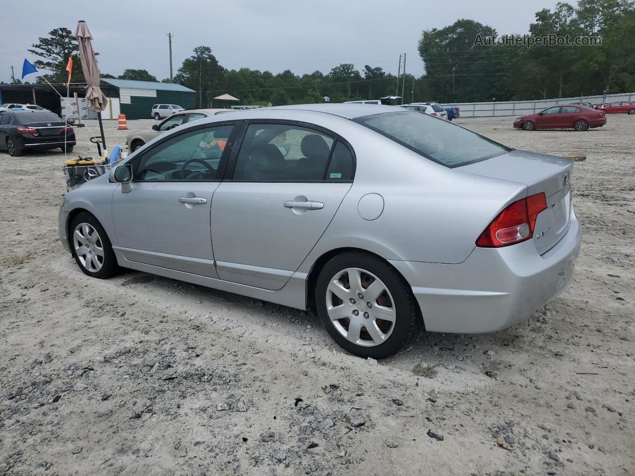 2008 Honda Civic Lx Gray vin: 1HGFA16568L001505