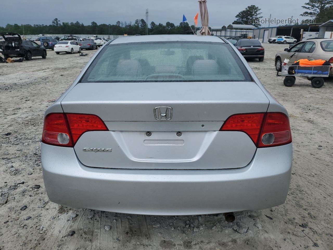 2008 Honda Civic Lx Gray vin: 1HGFA16568L001505