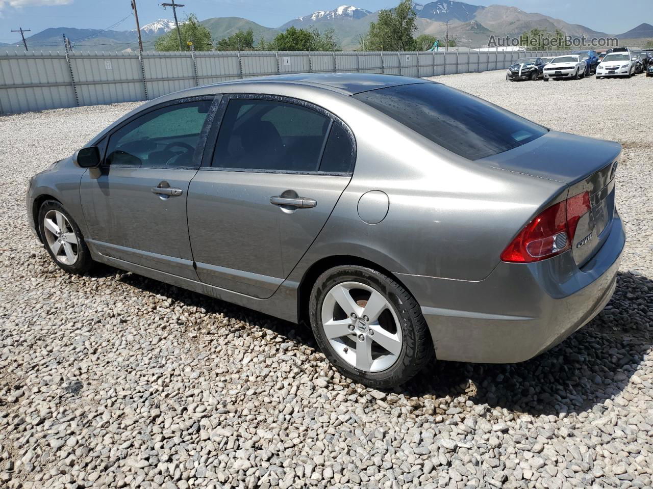 2008 Honda Civic Lx Gray vin: 1HGFA16568L002718