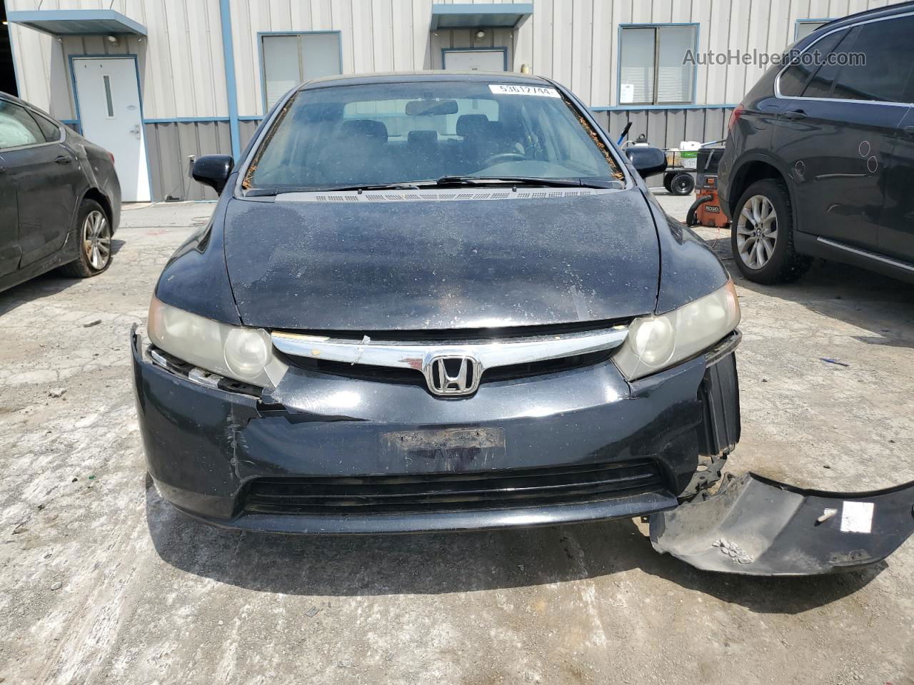 2008 Honda Civic Lx Black vin: 1HGFA16568L077256