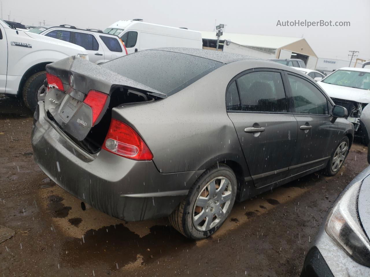 2008 Honda Civic Lx Желто-коричневый vin: 1HGFA16568L099841