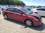 2008 Honda Civic Lx Burgundy vin: 1HGFA16568L118324