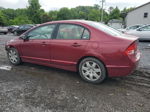 2006 Honda Civic Lx Burgundy vin: 1HGFA16576L056459