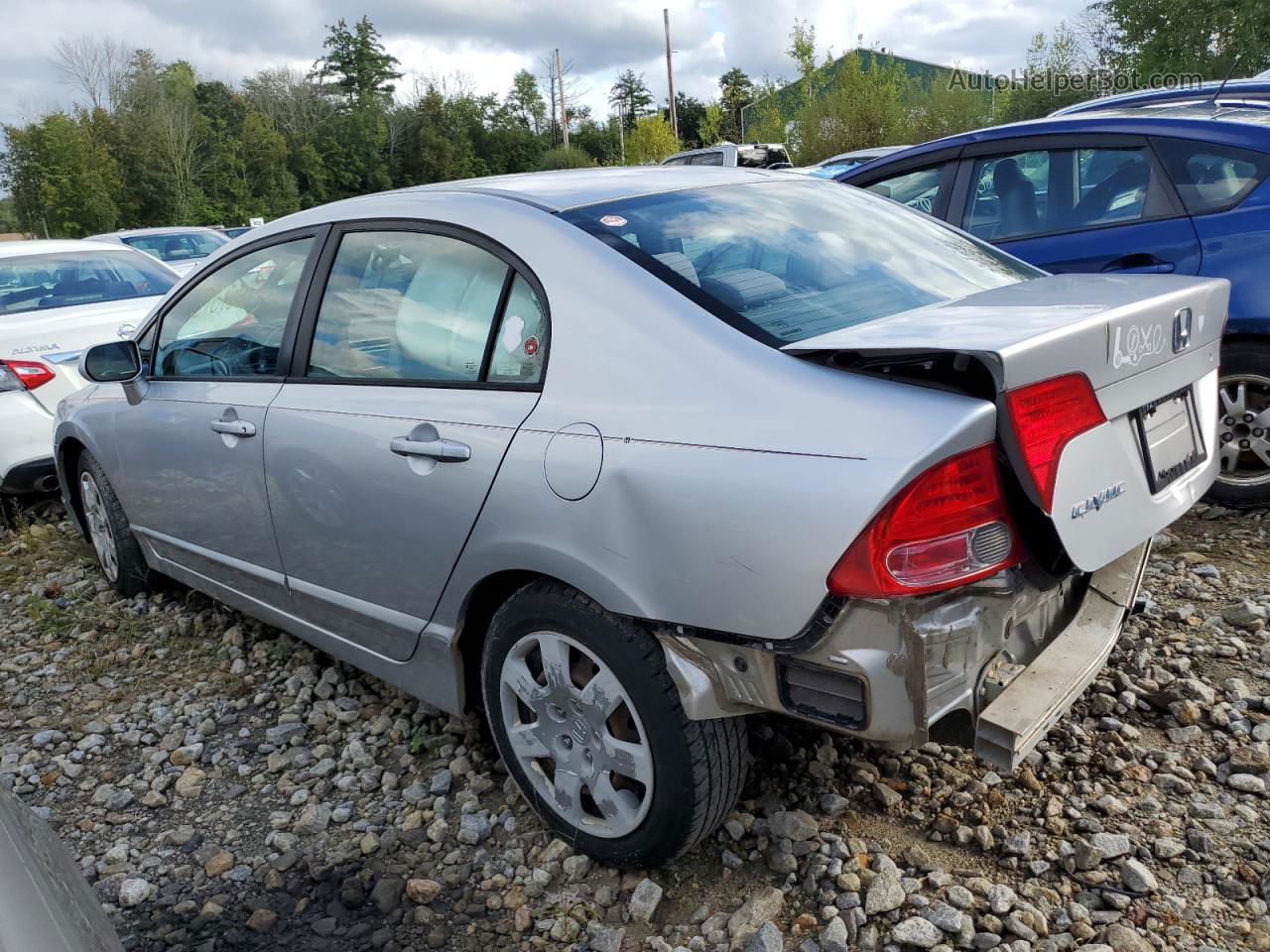 2006 Honda Civic Lx Silver vin: 1HGFA16576L153676