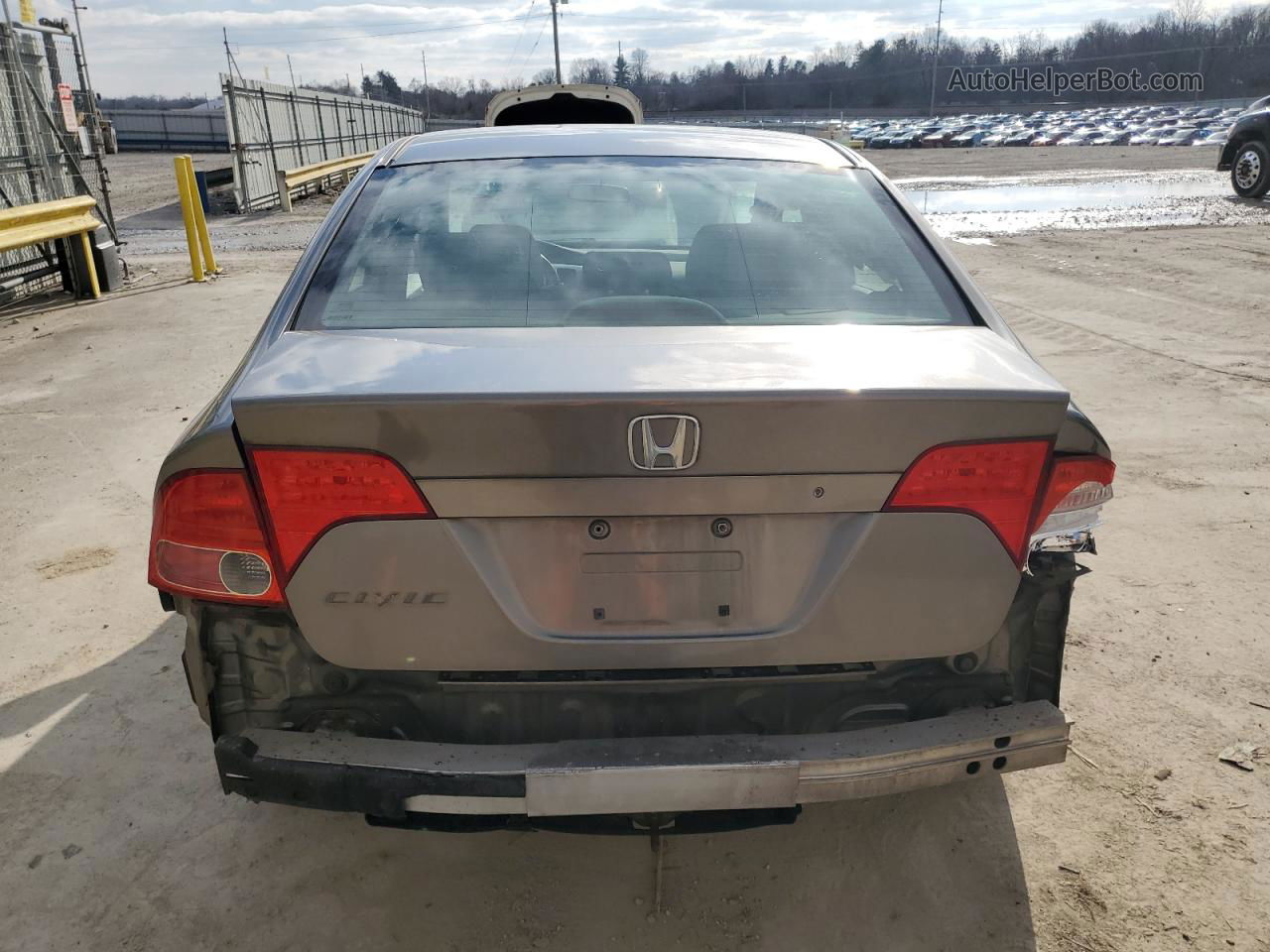 2008 Honda Civic Lx Gray vin: 1HGFA16578L003232