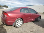 2008 Honda Civic Lx Burgundy vin: 1HGFA16578L039602