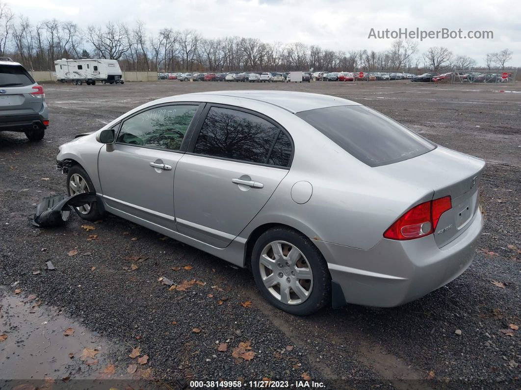 2008 Honda Civic Lx Silver vin: 1HGFA16578L044704