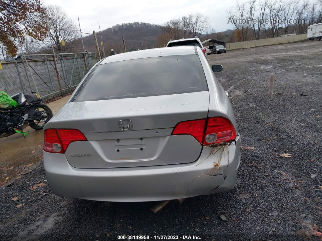 2008 Honda Civic Lx Silver vin: 1HGFA16578L044704