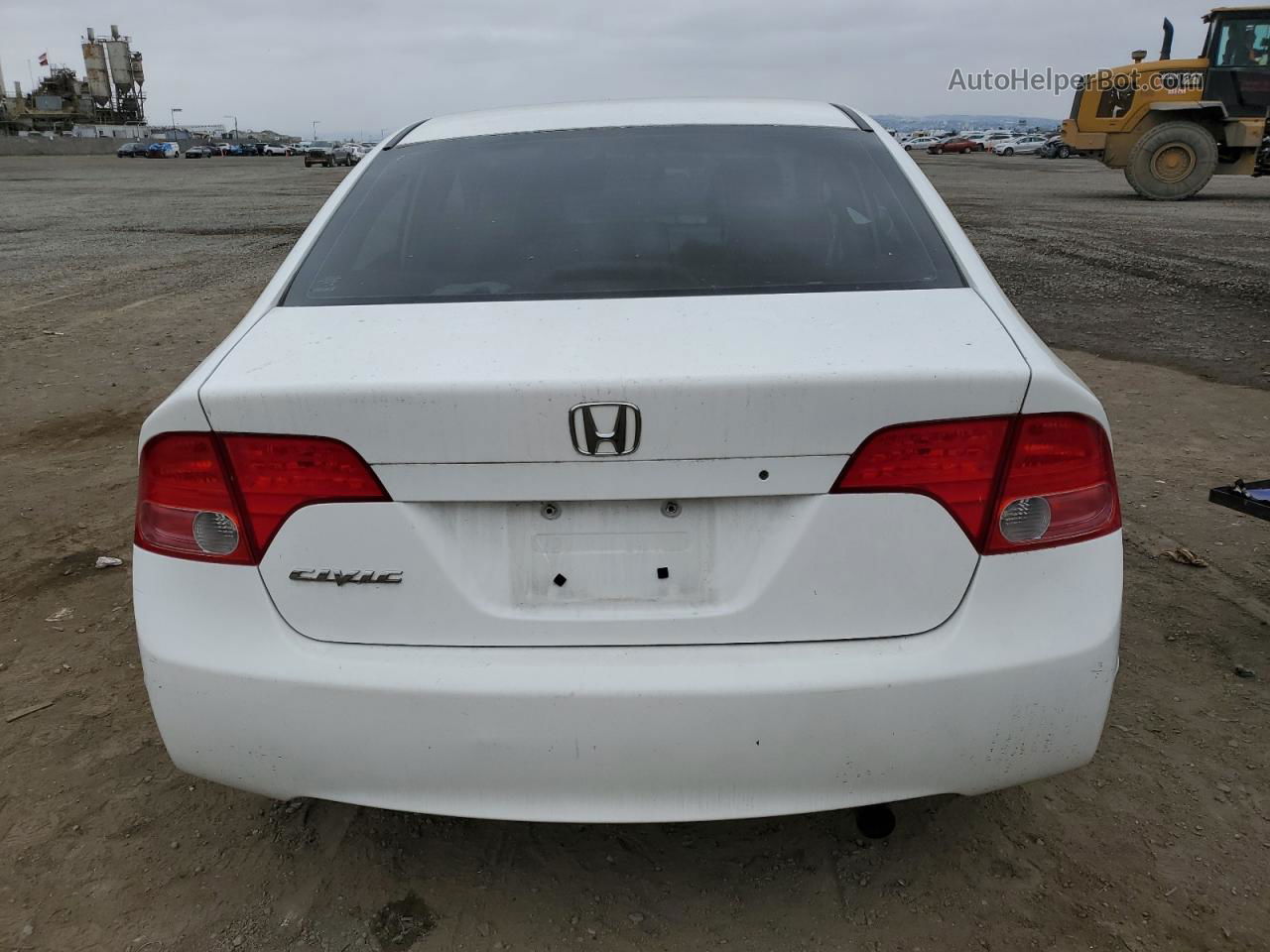 2008 Honda Civic Lx White vin: 1HGFA16578L053323