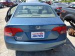 2008 Honda Civic Lx Синий vin: 1HGFA16578L079632