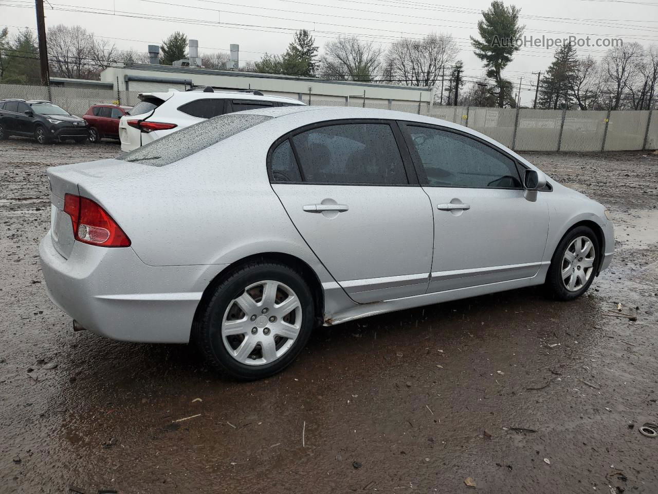 2008 Honda Civic Lx Silver vin: 1HGFA16578L086600