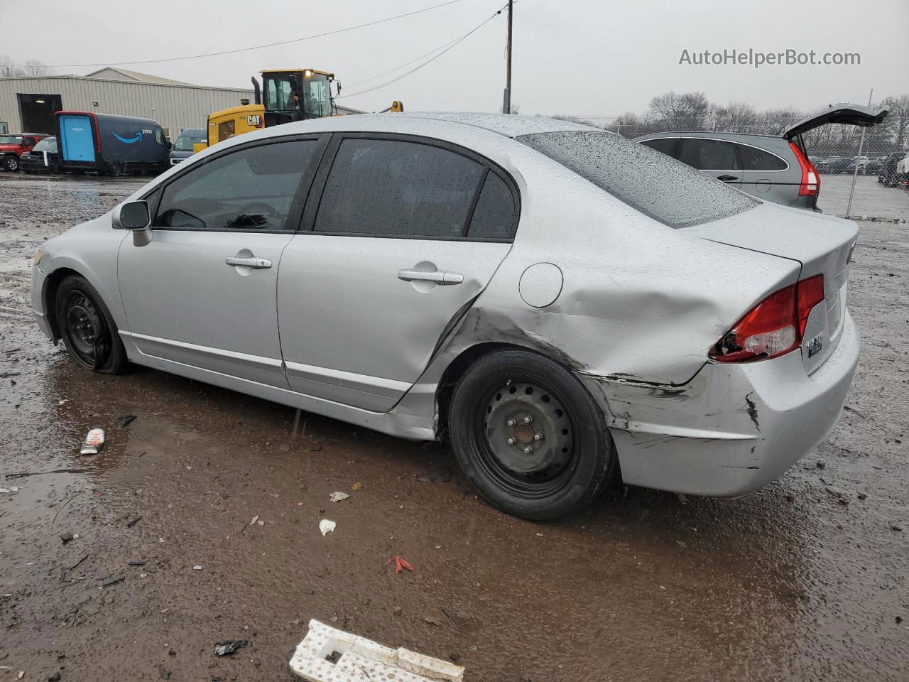 2008 Honda Civic Lx Silver vin: 1HGFA16578L086600