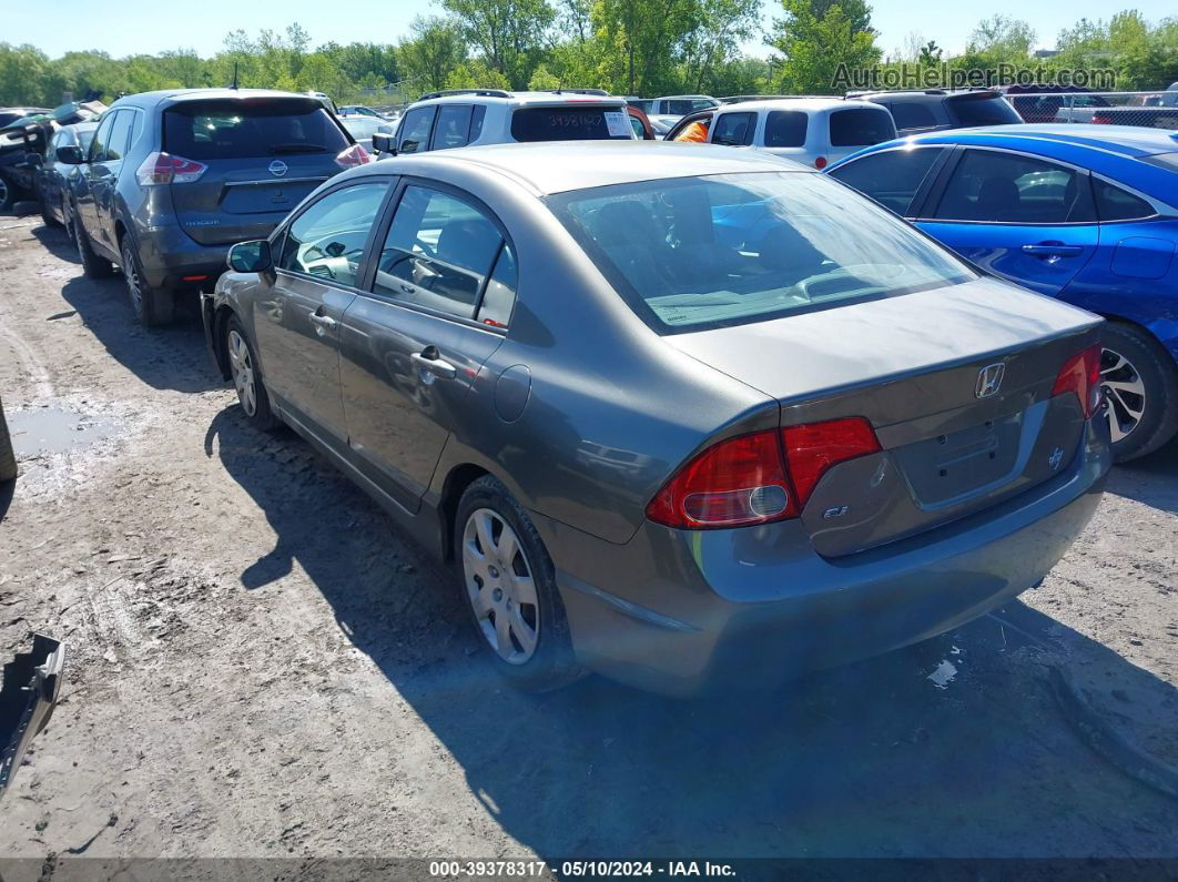 2008 Honda Civic Lx Gray vin: 1HGFA16578L111799