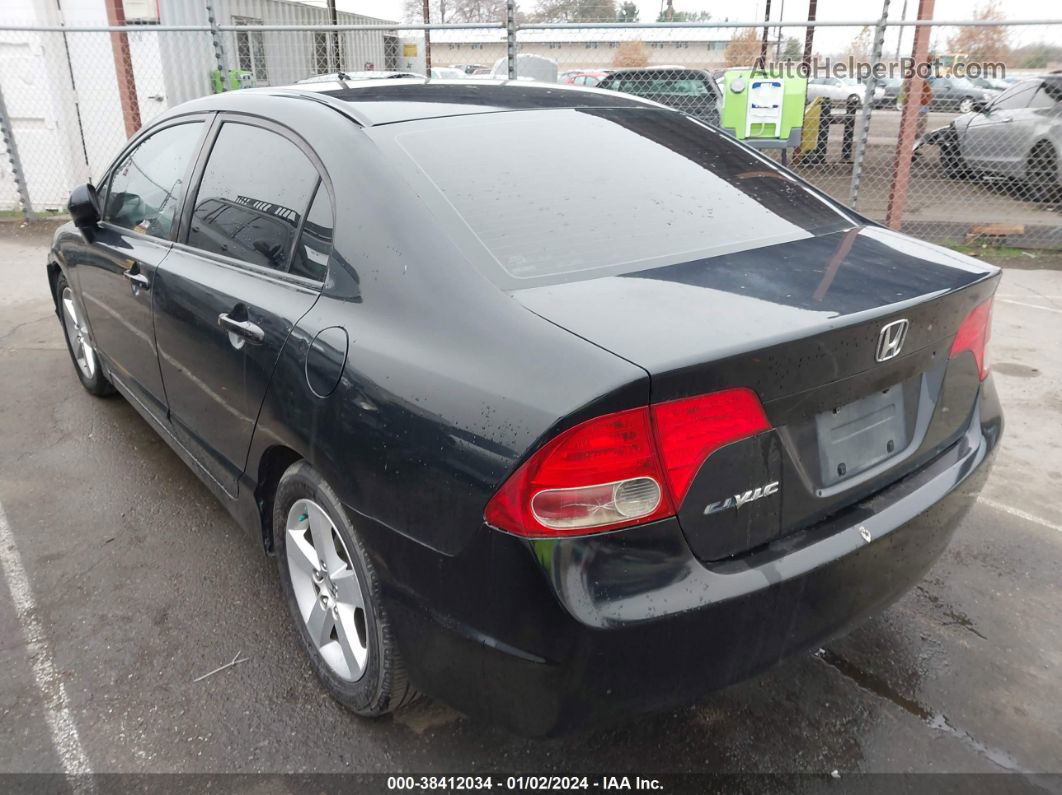 2008 Honda Civic Lx Black vin: 1HGFA16588L000226