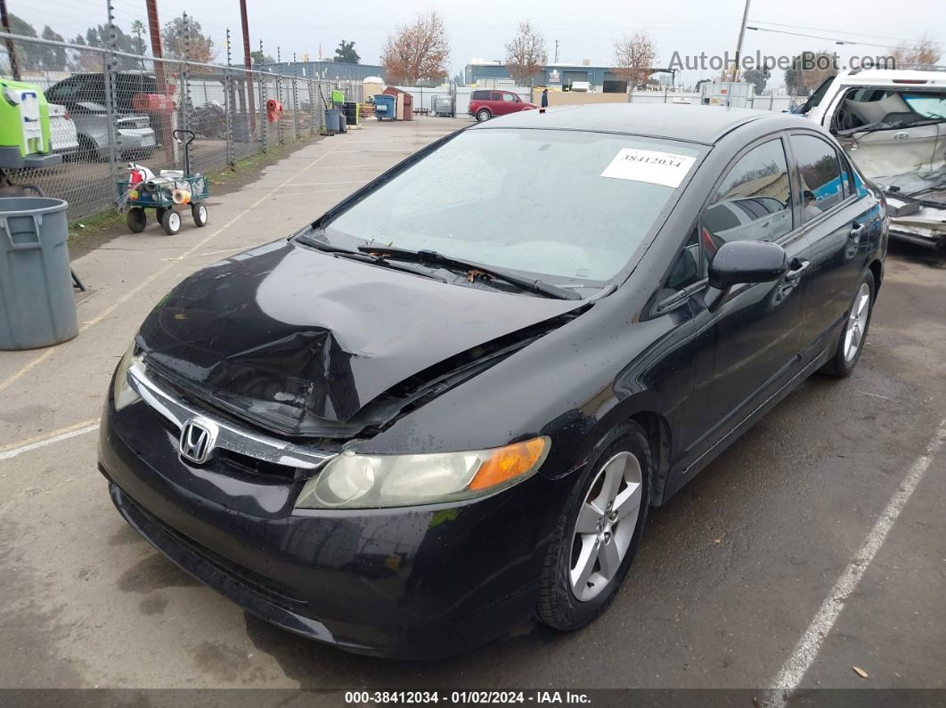 2008 Honda Civic Lx Black vin: 1HGFA16588L000226