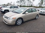 2008 Honda Civic Lx Champagne vin: 1HGFA16588L009914