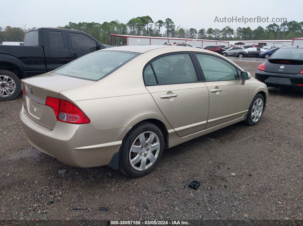 2008 Honda Civic Lx Champagne vin: 1HGFA16588L009914