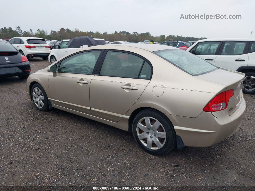 2008 Honda Civic Lx Champagne vin: 1HGFA16588L009914